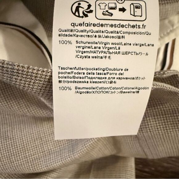 Boss Virgin Wool Wide Leg Trousers New - Picture 7 of 9